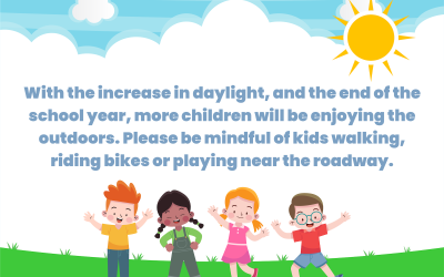 Please Watch for Kids Playing